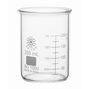 Beakers, Low Form, Borosilicate Glass, 250ml, 12/pck