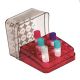 Arctic Squares® Cryogenic Tube Storage Box PC 25-Place, Red, 8/Pk