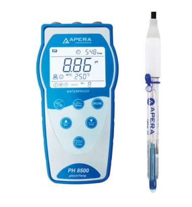 PH8500 Portable pH Meter Kit with GLP Data Logger and USB Output, for  Purified Water pH Test